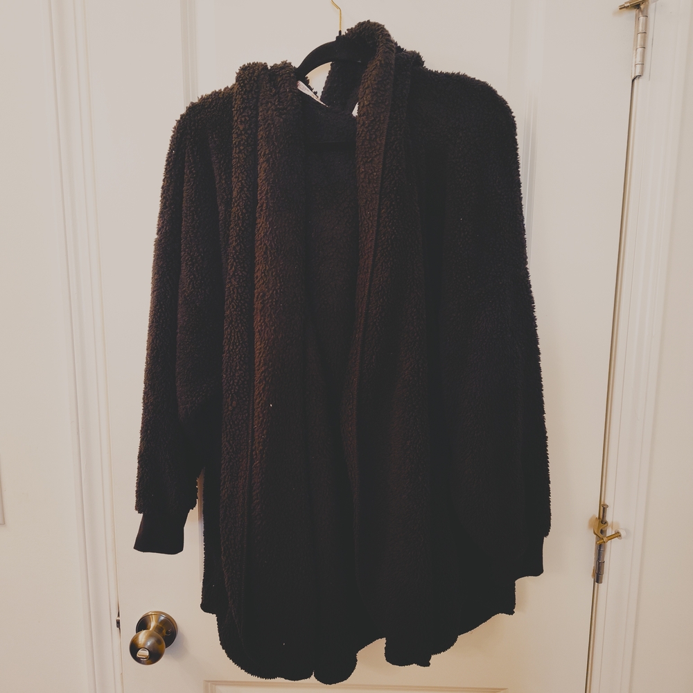 Women's Black Teddy Jacket